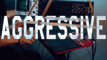 Making an AGGRESSIVE track with the Nord Drum 3p