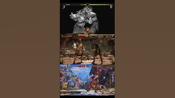 MK9 vs MK11 vs MK1 (General) - Shao Kahn X-Ray & Fatal Blows Comparison #shaokahn #shorts