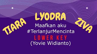 Karaoke Piano Lower Key  Terlanjur Mencinta  Tiara Lyodra Ziva