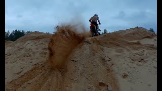 Soft Enduro in sand quarry screenshot 2