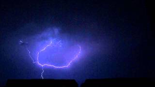 Lightning in Super Slow Motion (1000 fps) HD
