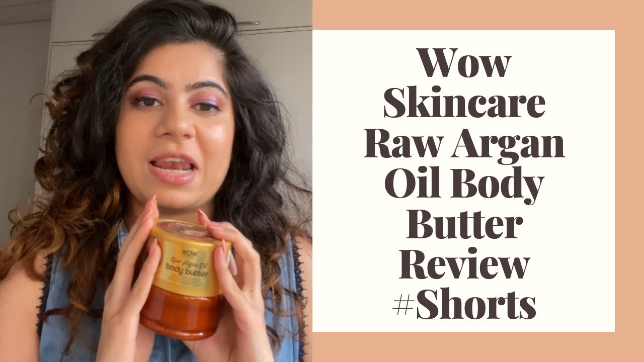 Winter Care for Body | Wow Skincare Review | Argan Oil Body Butter Moisturiser | #Shorts