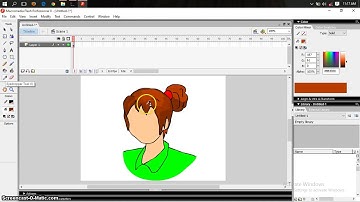 tutorial menggambar dan mewarnai di adobe flash