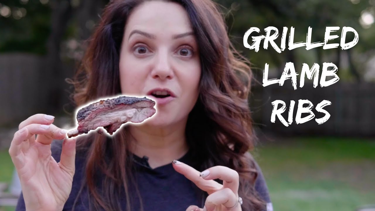 How to grill lamb ribs SUPER TASTY! Jess Pryles YouTube