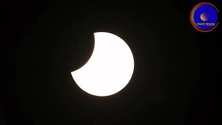 Solar Eclipse 25 October 2022 Belgium. Recorded with Nikon P1000 and Solar Filter Prond EX Hoya 77mm