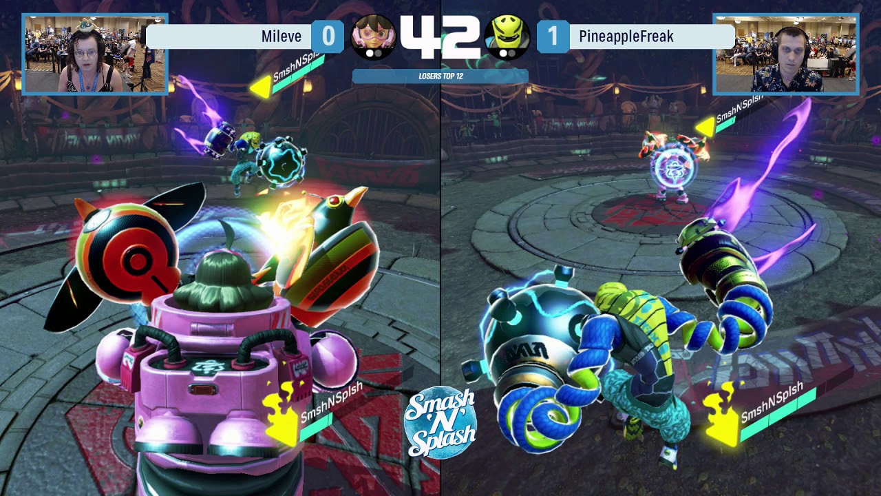 Smash N Splash 5 Arms - Mileve (MEchanica) Vs. Pineapplefreak (Kid Cobra) Losers Top 12