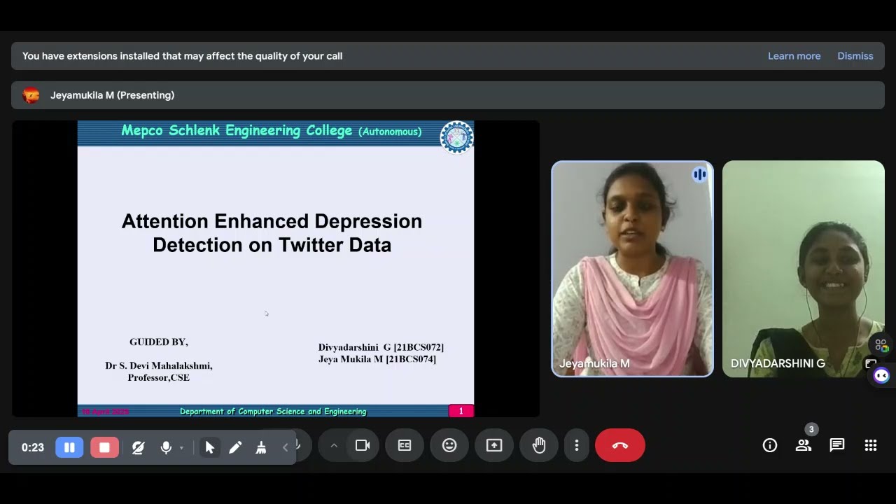 Attention Enhanced Depression Detection on    Twitter Data