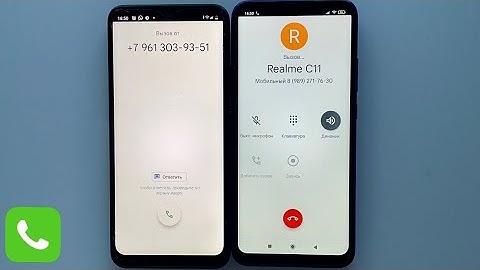 Incoming + Outgoing Call Realme C11 / Xiaomi Redmi 9c