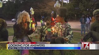 Community remembers 5 teens who died in Raleigh crash on Capital Blvd.