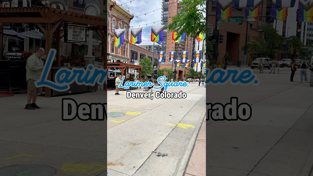 ¿Por qué Larimer Square es el lugar más icónico de la ciudad de Denver?