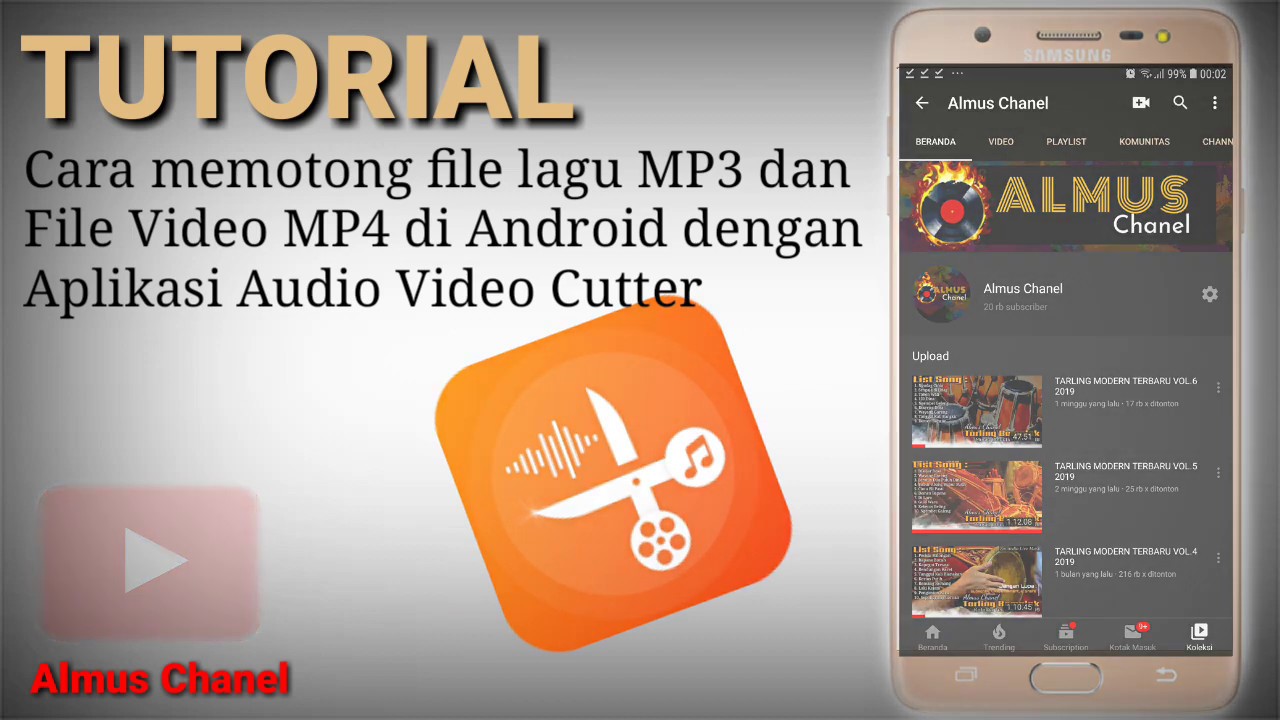 Tutorial Cara Memotong Lagu Dan Video Dengan Aplikasi Audio Video Cutter Di Android Youtube