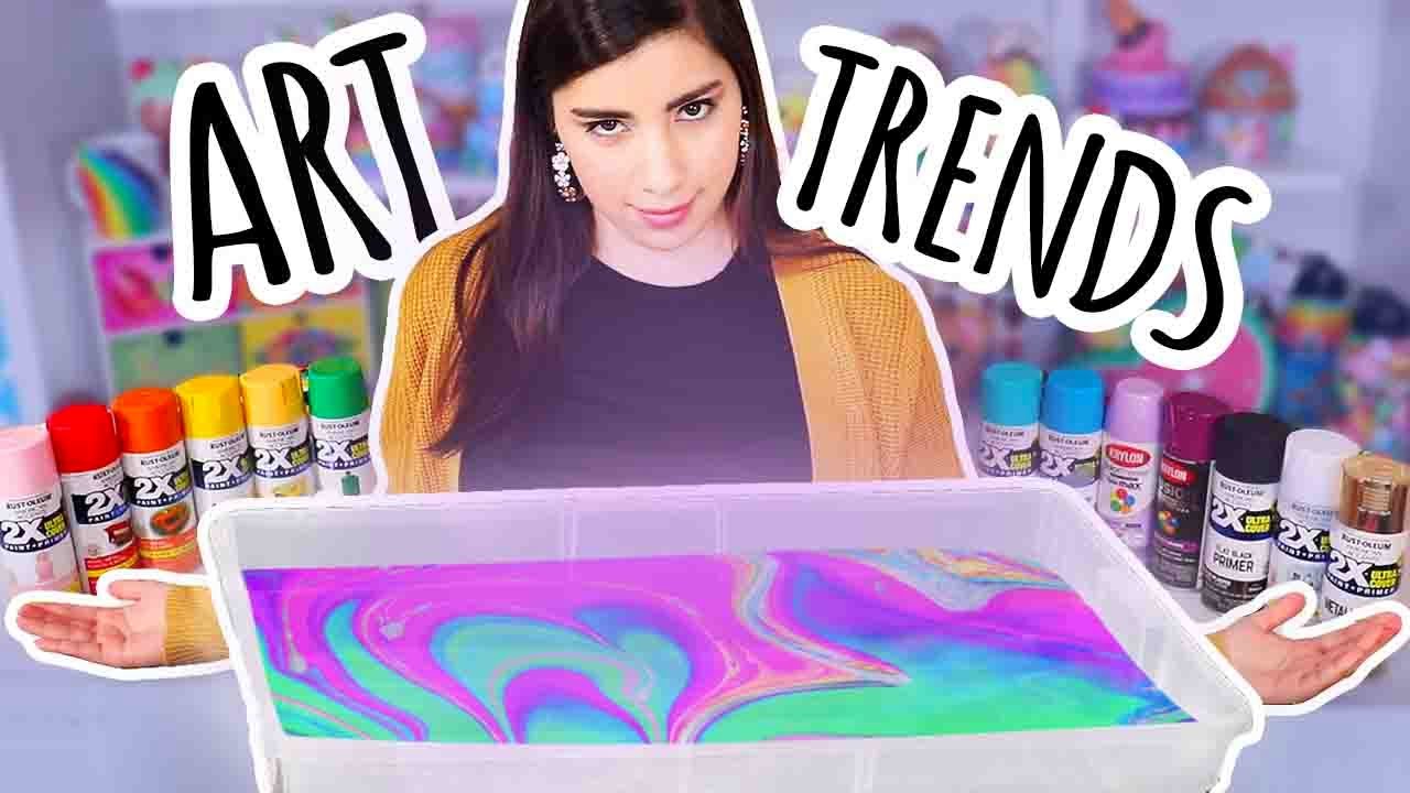 Trying Art Trends I Ve Missed Youtube