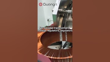 Large winding machines for toroidal transformers voltage regulators and regulators #shorts #factory