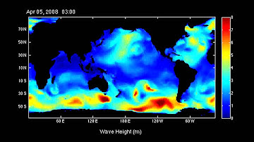 WAVEWATCH III model run Mar 2008 to May 2008