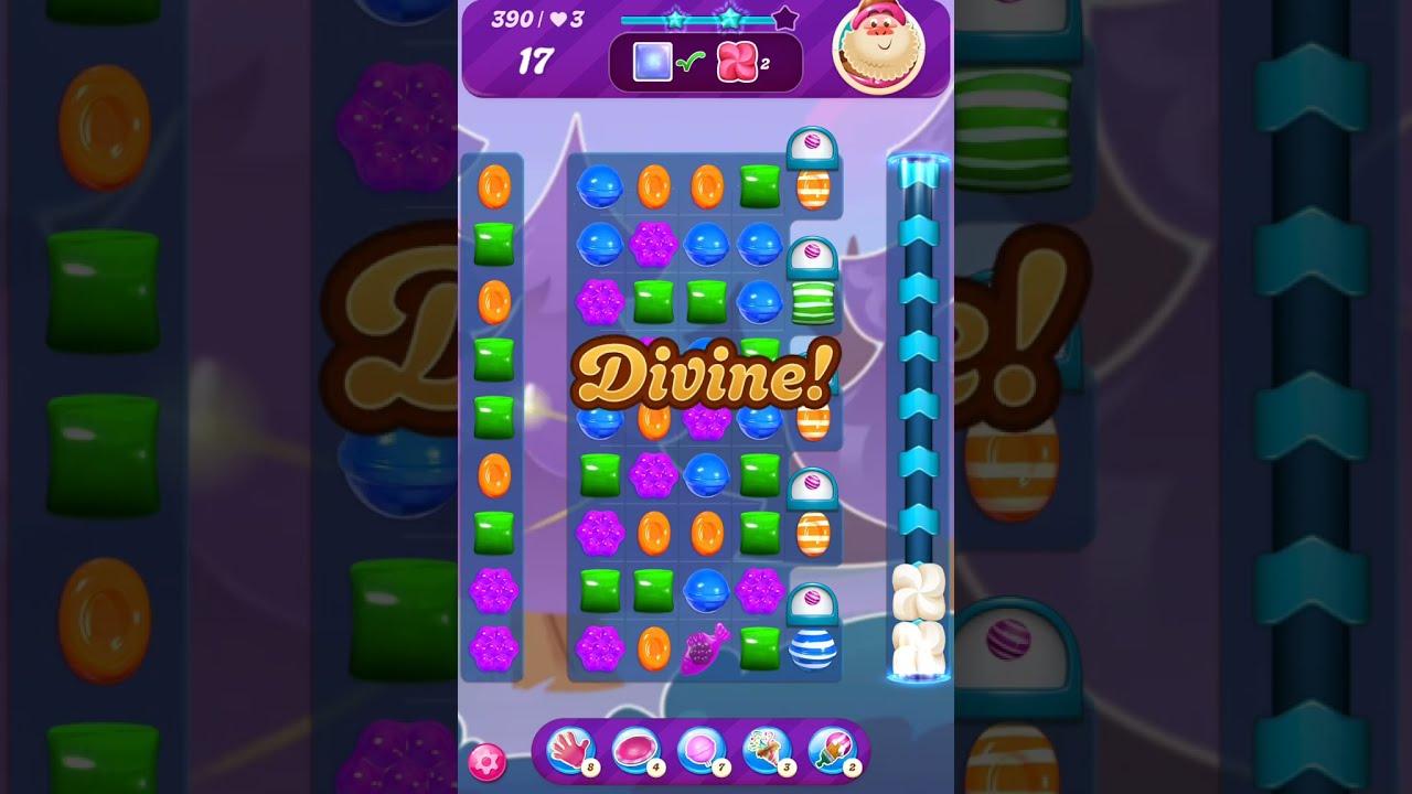 Candy Crush Saga Levels 386-390 | Super Color Bomb Active 💣 💥
