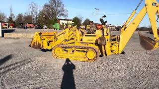 1593 JOHN DEERE 450- B HIGHLIFT W/ BACKHOE ATTACHMENT