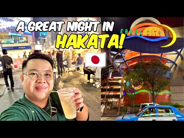 Fukuoka Vlog: Exploring Canal City + Raumen Stadium + Yatai Stalls + Kawabata Shopping Arcade! 🇯🇵 class=