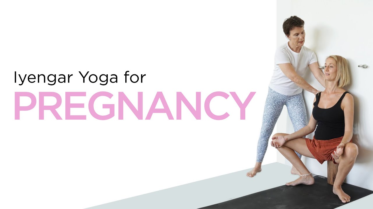 Iyengar Yoga for Pregnancy - Prenatal Yoga with Props 