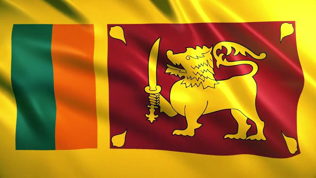 Sri Lanka Flag Waving | Sri Lankan Flag Waving | Sri Lankan Flag Screen
