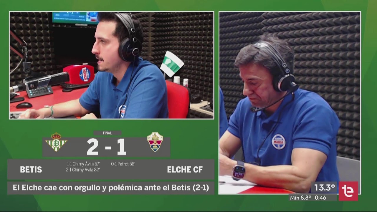 MARCADOR ⚽ Betis - Elche CF (Copa del Rey)