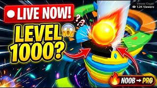 Stack Ball Live Gameplay 🎮 Satisfying Ball Smash ASMR 🔥 Noob To Pro