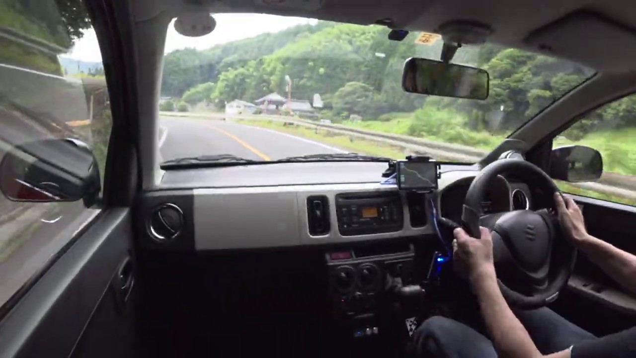 【アルト F AGS HA36S】 ぶらぶらドライブ#2 赤木峠 車載