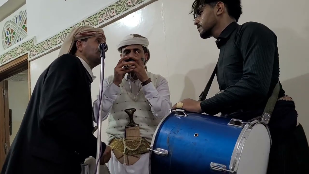 شاهدو احلا مزمار تراث يمني احمد الظفيري وحسين زقلمه وخالد الحيمي  ورحب ياسلا ورحب   التلفون771997425