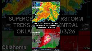 An EPIC radar loop of a long-track SUPERCELL racing across Central OK.