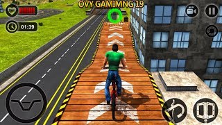 Rooftop Bicycle Stunt Rider 3D Android Gameplay 2017 screenshot 5