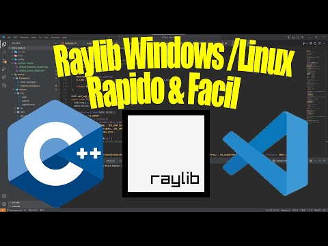 Como usar Raylib no Visual Studio Code, Vim ou Neovim, Windows e Linux Rapido