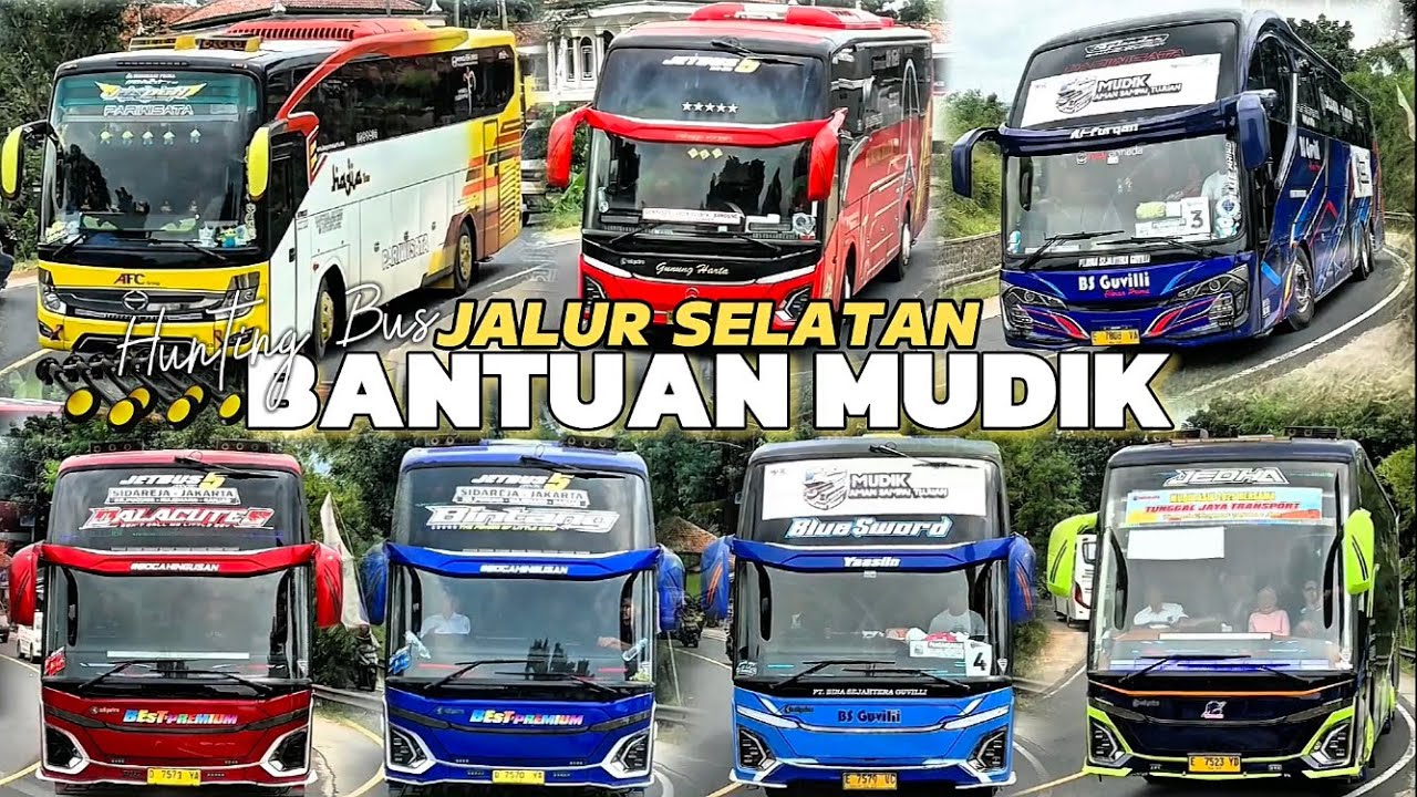 HUNTING BUS BANTUAN MUDIK LEBARAN DI JALUR SELATAN