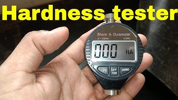 Hardness tester. Durometer review and use. Rubber Belts hardness tester. How to use durometer.