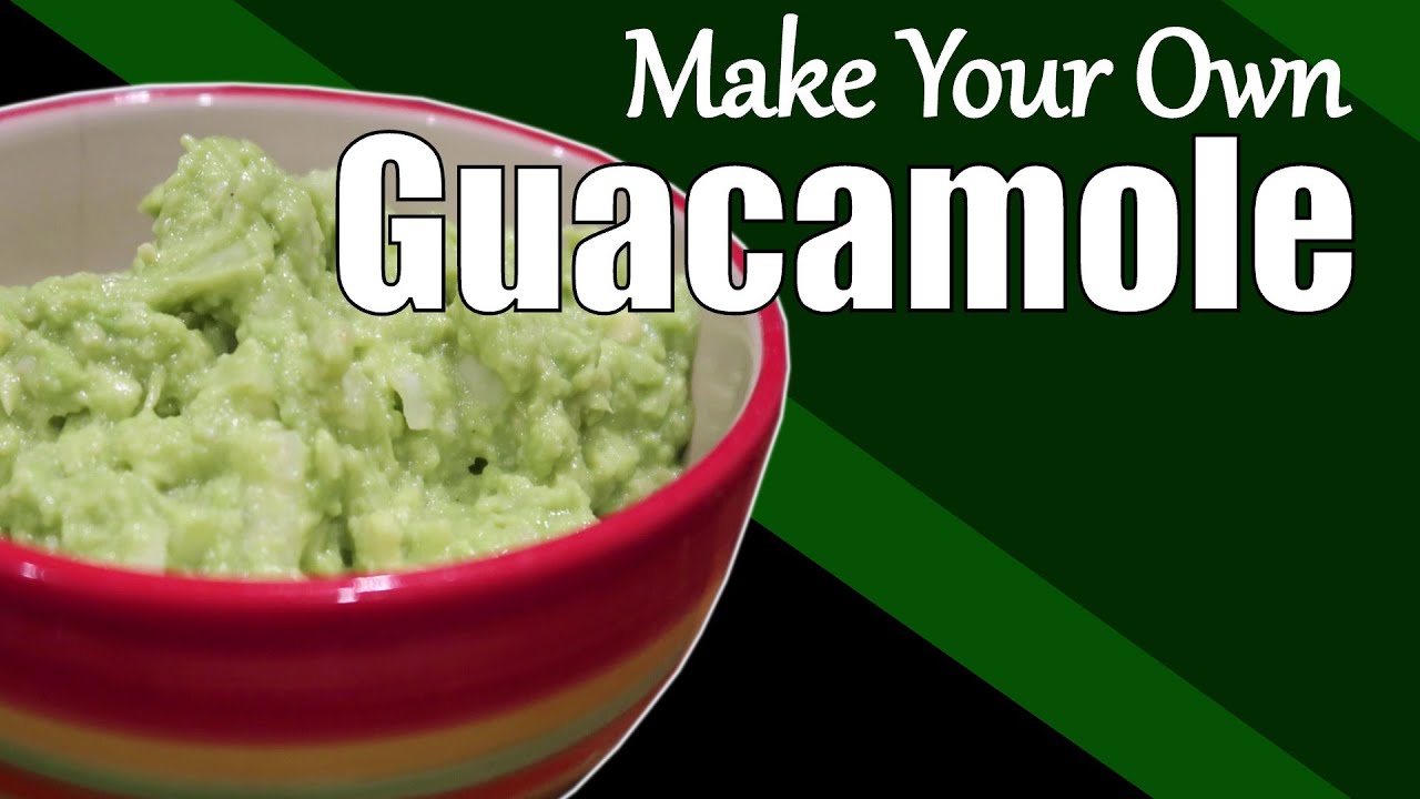 How to Make Guacamole / Basic Guacamole Recipe YouTube