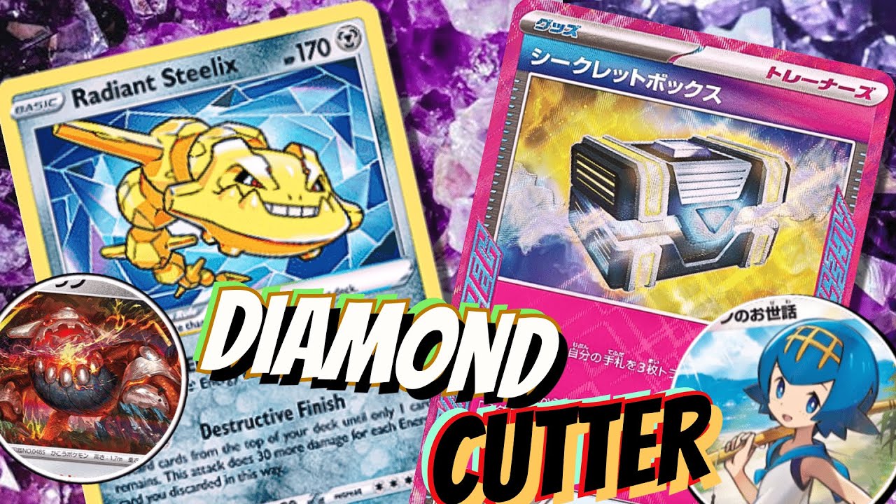 Radiant Steelix Deck. 🪩🦾 OHKO Chain! W/ Heatran, Lana's Aid & Secret Box. PTCGL Twilight Masquerade