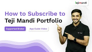 How to Subscribe to a Teji Mandi Portfolio | App Guide Video screenshot 5