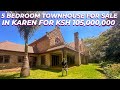 5 BEDROOM TOWNHOUSE FOR SALE IN KAREN, NAIROBI