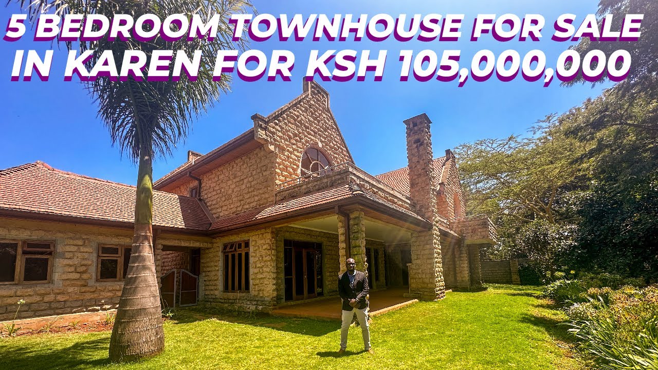 5 BEDROOM TOWNHOUSE FOR SALE IN KAREN, NAIROBI