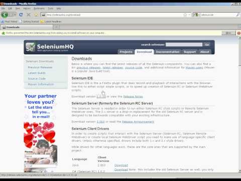 add selenium ide to firefox.