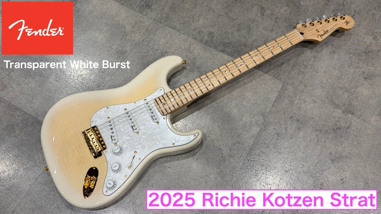Fender Japan Richie kotzen Strat 2025年製 - YouTube