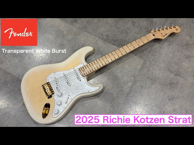 Fender Japan Richie kotzen Strat 2025年製 - YouTube