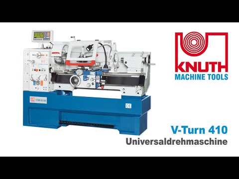V-Turn 410/1000 – Konventionelle Drehmaschine: konventionell mit Vc-konstant | KNUTH