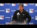 NYR Practice: Peter Laviolette Media Availability | February 11, 2024