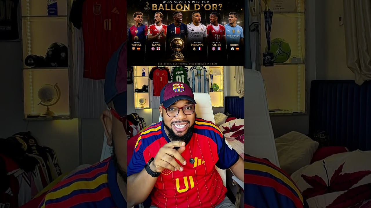 Who will win the Ballon D’OR Right Now after Spain Won the World Cup #Messi #Rodri #yamal #kane