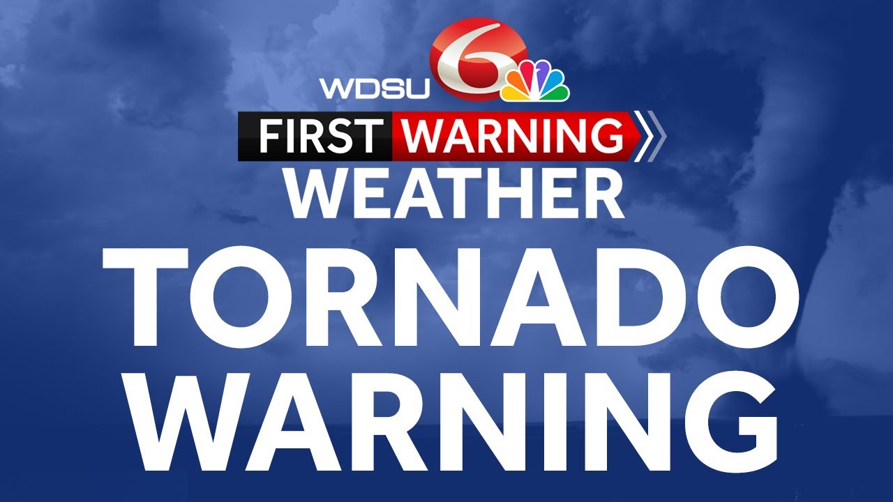 LIVE: Tornado Warning issued for Jefferson Parish, Louisiana - YouTube