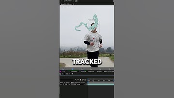 Easy Auto MOTION TRACKING in Adobe After Effects! 🤯 #aftereffects #motiontracking #viraleffect