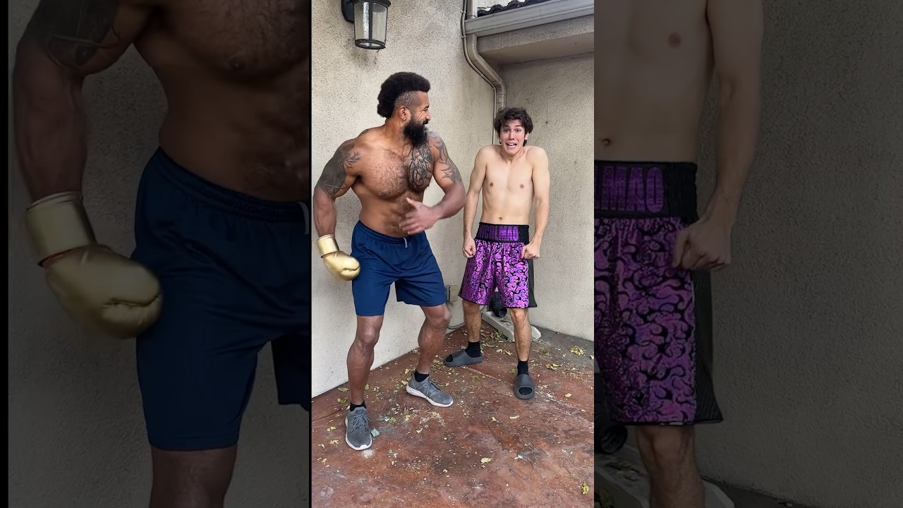 Getting Punched By WORLD'S STRONGEST MAN (Do Not Try) #shorts