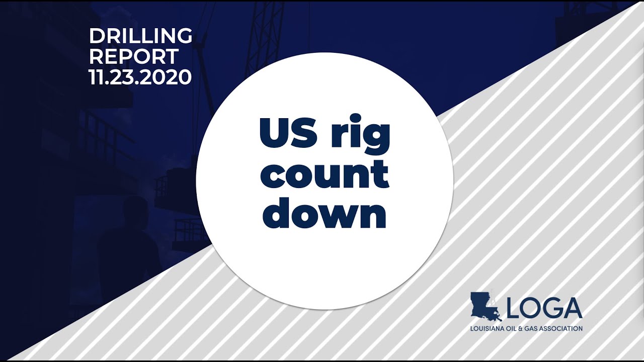 Drilling Report 2020.11.23 US Rig Count Down