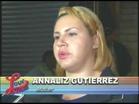 Baby Nina is back home in Belize newspaper mockup
