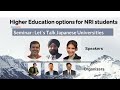 Let’s Talk Japanese Universities | NRI Higher Education Options