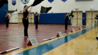 sierra at her first colorguard competition this season